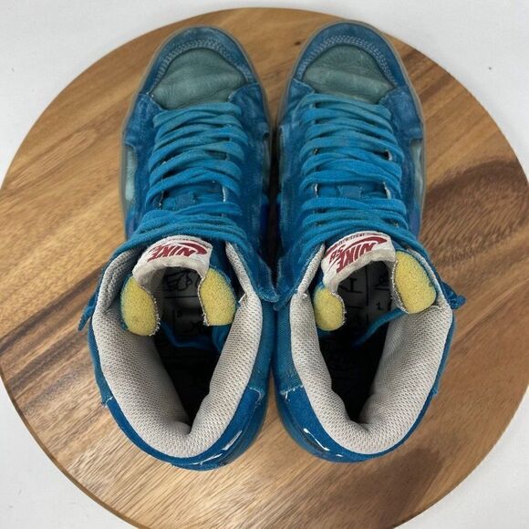 Nike SB Zoom Blazer Premium Mid PRM Plus Green Teal Gum Sneakers Shoes Mens 10.5 - Picture 7 of 8